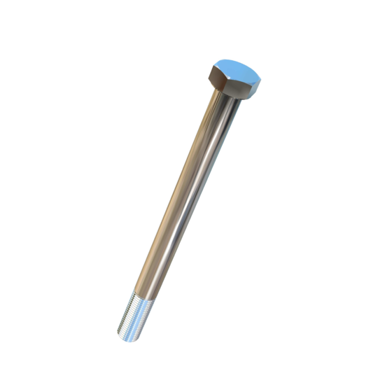 Titanium 3/8-24 X 4-3/4 UNF Allied Titanium Hex Head Bolt (No Dimple)